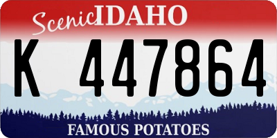 ID license plate K447864