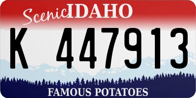ID license plate K447913