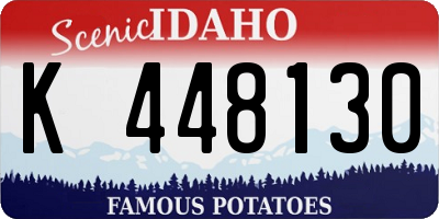 ID license plate K448130