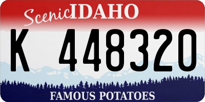 ID license plate K448320