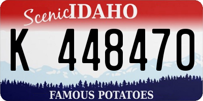 ID license plate K448470