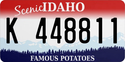 ID license plate K448811