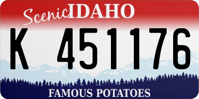 ID license plate K451176