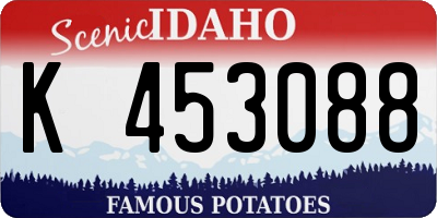 ID license plate K453088