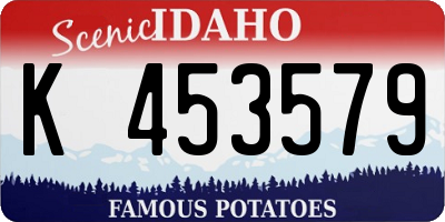 ID license plate K453579
