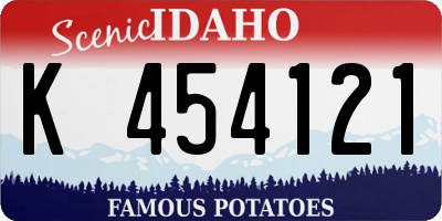 ID license plate K454121
