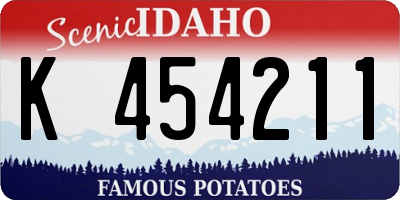 ID license plate K454211