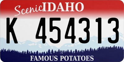 ID license plate K454313
