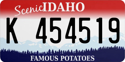 ID license plate K454519
