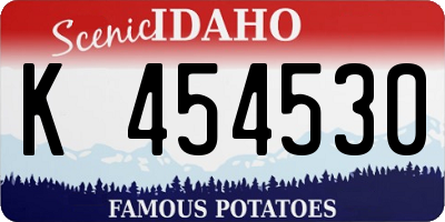 ID license plate K454530