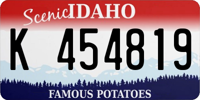 ID license plate K454819