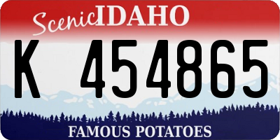 ID license plate K454865