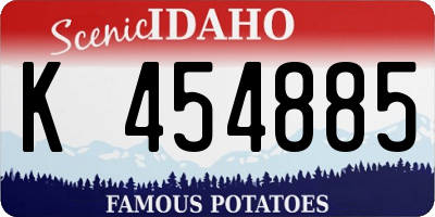 ID license plate K454885