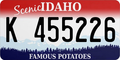 ID license plate K455226