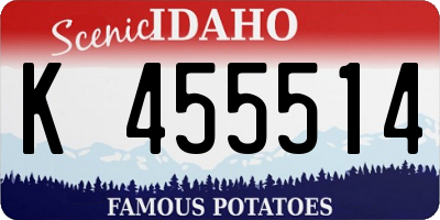 ID license plate K455514