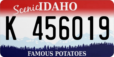 ID license plate K456019