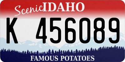 ID license plate K456089