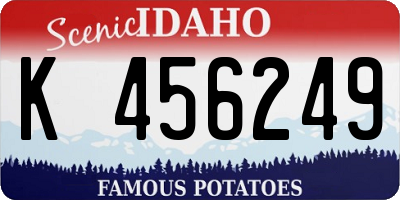 ID license plate K456249