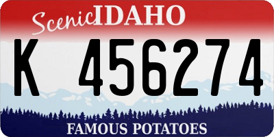 ID license plate K456274