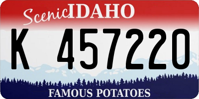 ID license plate K457220