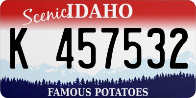 ID license plate K457532