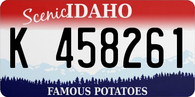 ID license plate K458261