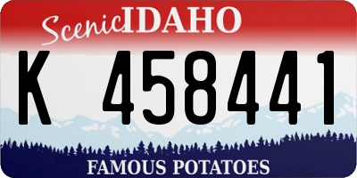 ID license plate K458441
