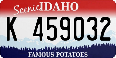 ID license plate K459032