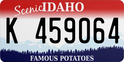 ID license plate K459064