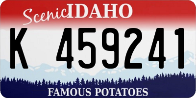ID license plate K459241