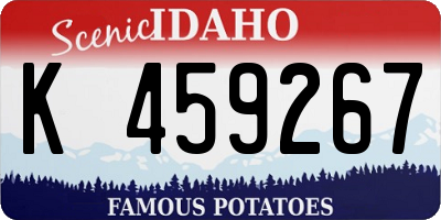ID license plate K459267