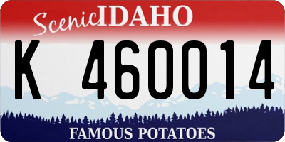 ID license plate K460014