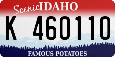 ID license plate K460110
