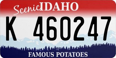 ID license plate K460247