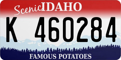 ID license plate K460284