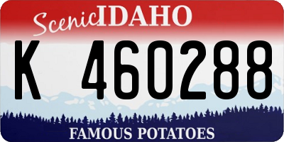 ID license plate K460288