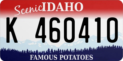 ID license plate K460410
