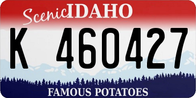 ID license plate K460427