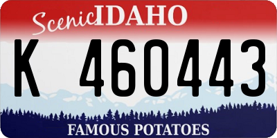 ID license plate K460443