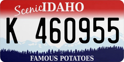 ID license plate K460955