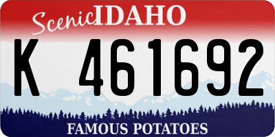 ID license plate K461692