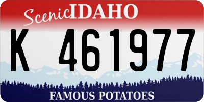 ID license plate K461977