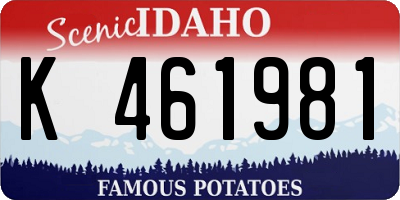 ID license plate K461981