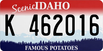 ID license plate K462016