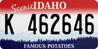 ID license plate K462646