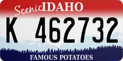 ID license plate K462732
