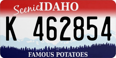 ID license plate K462854