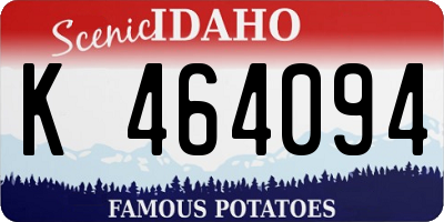 ID license plate K464094