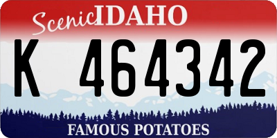 ID license plate K464342