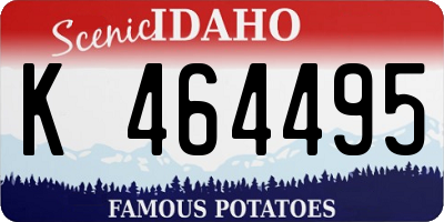 ID license plate K464495